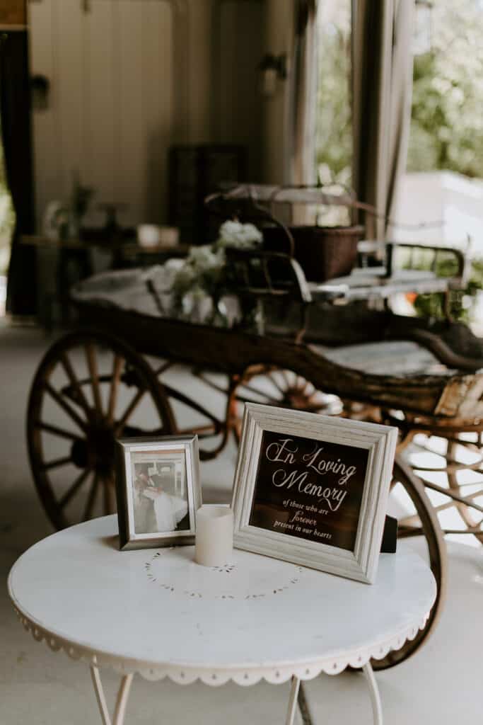 Memorialize Your Deceased Loved Ones at Your Minnesota Farm Wedding Venue 3