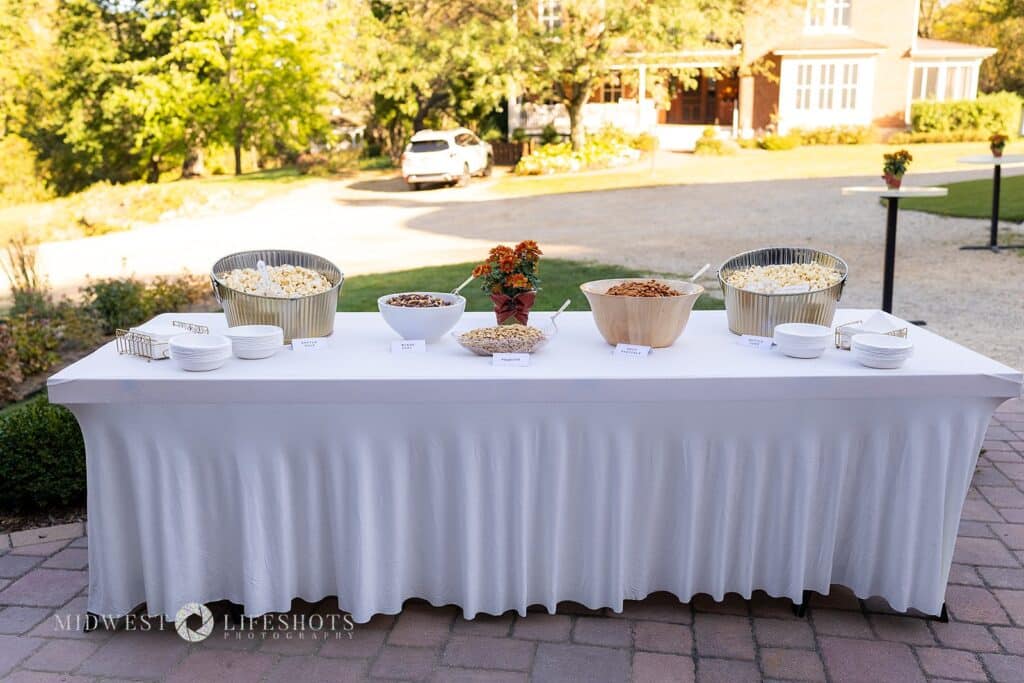 Snacks are essential at every MN Wedding venue!