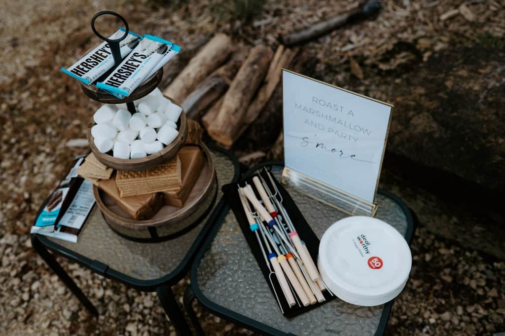 S'mores are a great addition at our MN Wedding venue