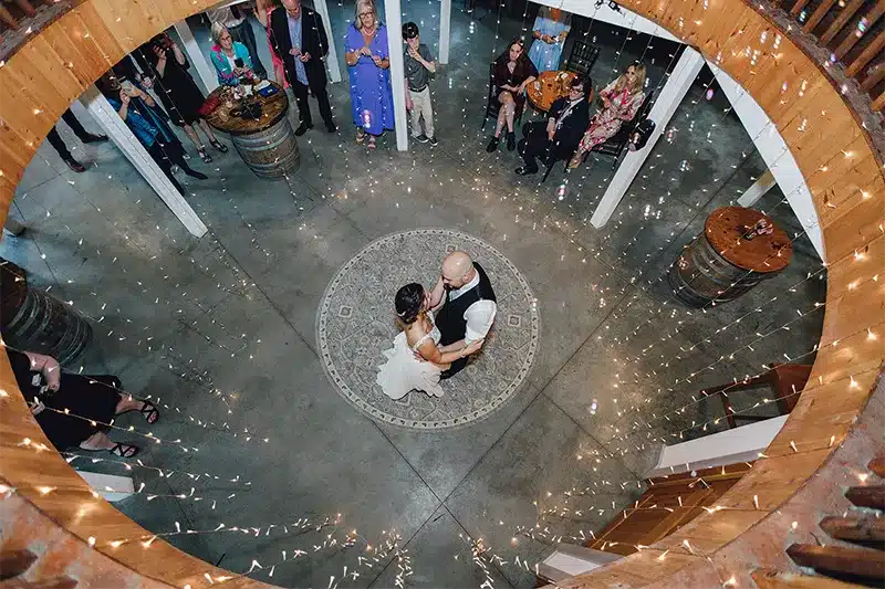 Magical first dance at our Barn wedding venue near Rochester MN