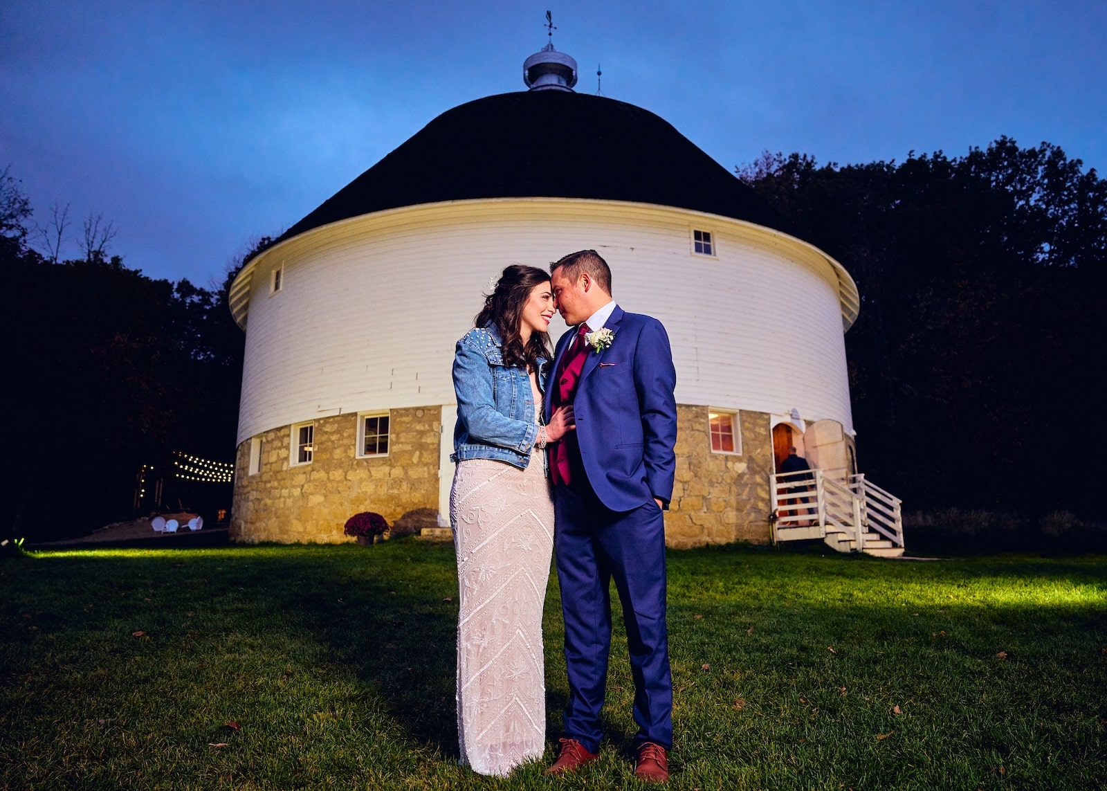 best wedding vendors for our bed and breakfast wedding venue in Minnesota. Our historic Round Barn pictured here
